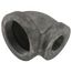 4" x 2" Black Cast Iron Steam 90° Elbow, Class 125