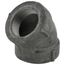 1-1/4" Black Cast Iron Steam 45° Elbow, Class 125