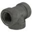 3/4" Black Cast Iron Steam Tee, Class 125