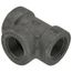 3/4" Black Cast Iron Steam Tee, Class 125
