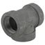 1-1/4" Black Cast Iron Steam Tee, Class 125