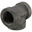 1-1/2" Black Cast Iron Steam Tee, Class 125