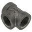 1-1/2" Black Cast Iron Steam Tee, Class 125