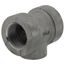 1" x 1" x 1/2" Black Cast Iron Steam Tee, Class 125
