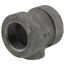 1-1/4" x 1-1/4" x 1/2" Black Cast Iron Steam Tee, Class 125