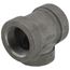 1-1/2" x 1-1/2" x 1-1/4" Black Cast Iron Steam Tee, Class 125