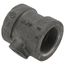 1-1/2" x 1-1/2" x 1/2" Black Cast Iron Steam Tee, Class 125