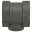 2" x 2" x 1" Black Cast Iron Steam Tee, Class 125