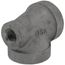 2" x 3/4" x 2" Black Cast Iron Steam Tee, Class 125