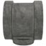 4" x 4" x 2" Black Cast Iron Steam Tee, Class 125