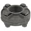2-1/2" Black Cast Iron Steam Flange Union w/ Gasket, Class 125