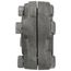 2-1/2" Black Cast Iron Steam Flange Union w/ Gasket, Class 125
