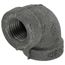 1/4" Black 90° Elbow, Class 150