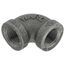 3/8" Black 90° Elbow, Class 150