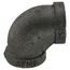 1/2" Black 90° Elbow, Class 150