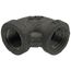 1/2" Black 90° Elbow, Class 150