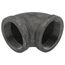 3" Black 90° Elbow, Class 150