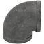 3-1/2" Galv 90° Elbow (Malleable Iron), Class 150