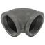 3-1/2" Galv 90° Elbow (Malleable Iron), Class 150
