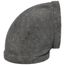 4" Black 90° Elbow, Class 150