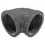 4" Black 90° Elbow, Class 150
