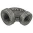 3/8" x 1/4" Black 90° Elbow, Class 150