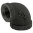 1/2" x 3/8" Black 90° Elbow, Class 150