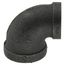 1/2" x 3/8" Black 90° Elbow, Class 150