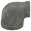 3/4" x 3/8" Black 90° Elbow, Class 150