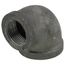 1-1/4" x 1" Black 90° Elbow, Class 150