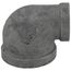 1-1/4" x 3/4" Black 90° Elbow, Class 150