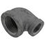 1-1/4" x 3/4" Black 90° Elbow, Class 150