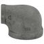 1-1/4" x 1/2" Black 90° Elbow, Class 150