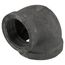2" x 1-1/2" Black 90° Elbow, Class 150