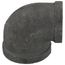 2" x 1-1/2" Black 90° Elbow, Class 150