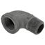 1" 90° Black Street Ell, Class 150