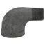 1/2" x 3/8" Black 90° Street Ell, Class 150