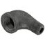 1/2" x 3/8" Black 90° Street Ell, Class 150