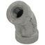 1/8" Black 45° Elbow, Class 150