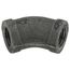 1/4" Black 45° Elbow, Class 150