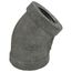 1/2" Black 45° Elbow, Class 150