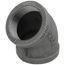2" Black 45° Elbow, Class 150
