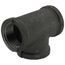 1-1/4" Black Tee, Class 150