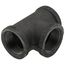 1-1/4" Black Tee, Class 150