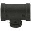 1/2" X 1/2" X 1/4" Black Tee, Class 150