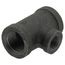 1/2" X 1/2" X 1/4" Black Tee, Class 150