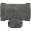 3/4" x 3/4" x 1/2" Black Tee, Class 150