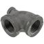 1" x 1/4" x 1" Black Tee, Class 150