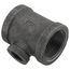 1-1/4" x 1-1/4" x 1/2" Black Tee, Class 150