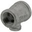 1-1/4" x 1" x 1/2" Black Tee, Class 150